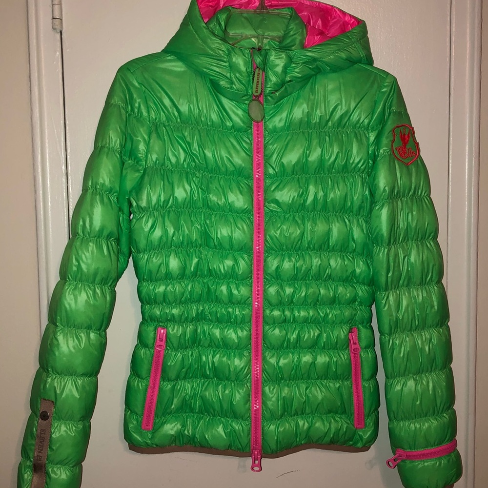Eleven Elfs neon green “Fairydea” spring jacket